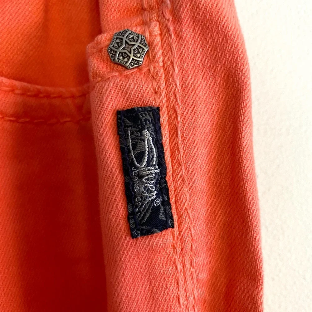 New Silver Jeans Co Aiko skinny orange/red ombré - Picture 4 of 6